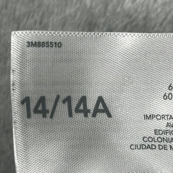 Osh Kosh Sweater Youth Size 14/14A Hoodie Cable Knit Navy Blue Buttons Pullover - Picture 9 of 13